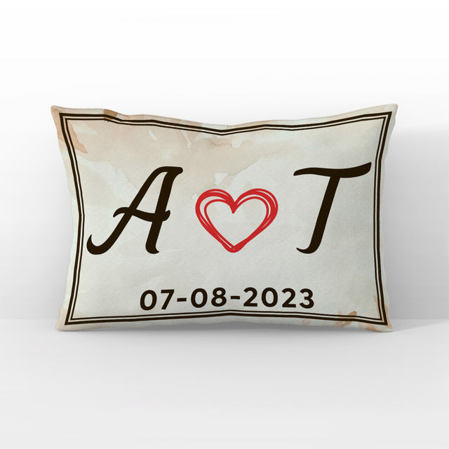 Custom Name & Date Pillow