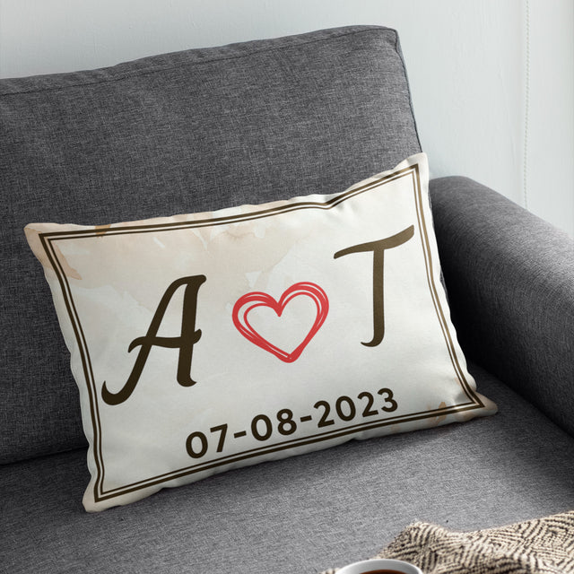 Custom Name & Date Pillow