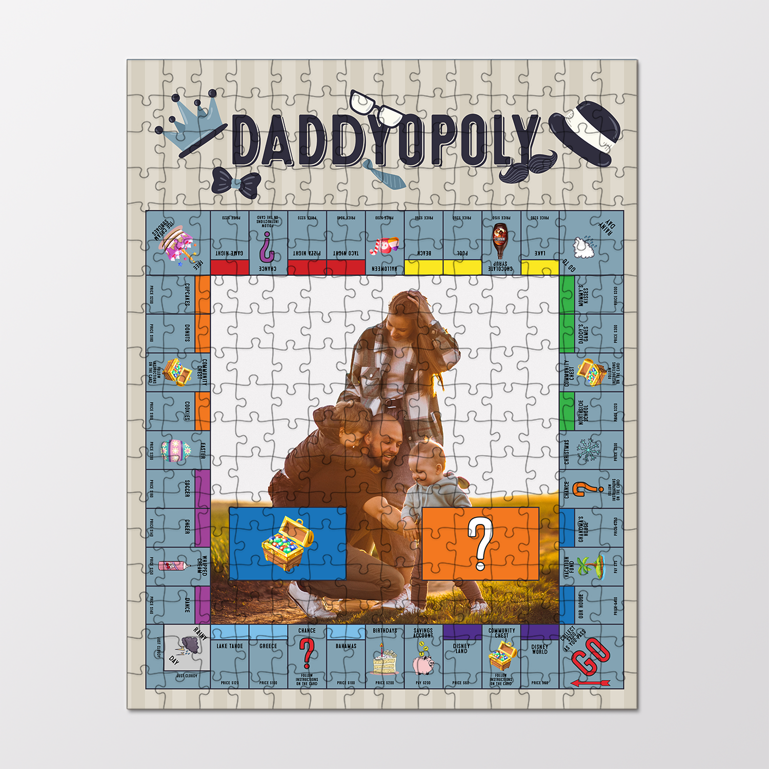 Daddyopoly, Custom Photo, Jigsaw Puzzles