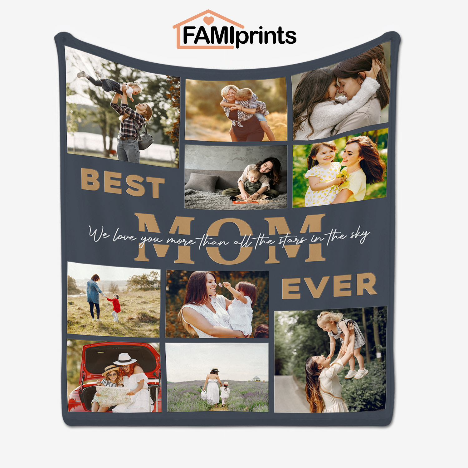 Blanket For Mom, Custom Photo Collage Blanket, Mothers Day Gift, Perso –  Famiily Shop