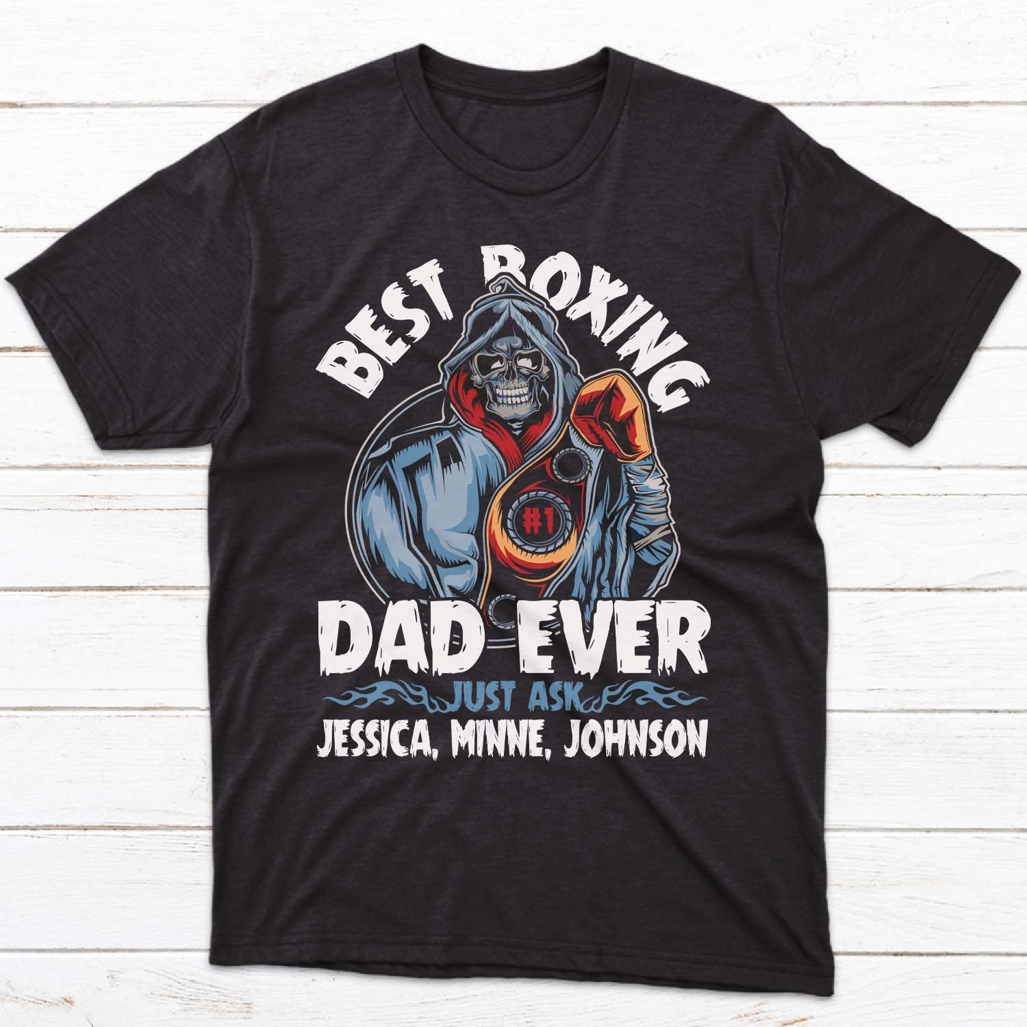 Best Boxing Dad Ever Personalized Shirt