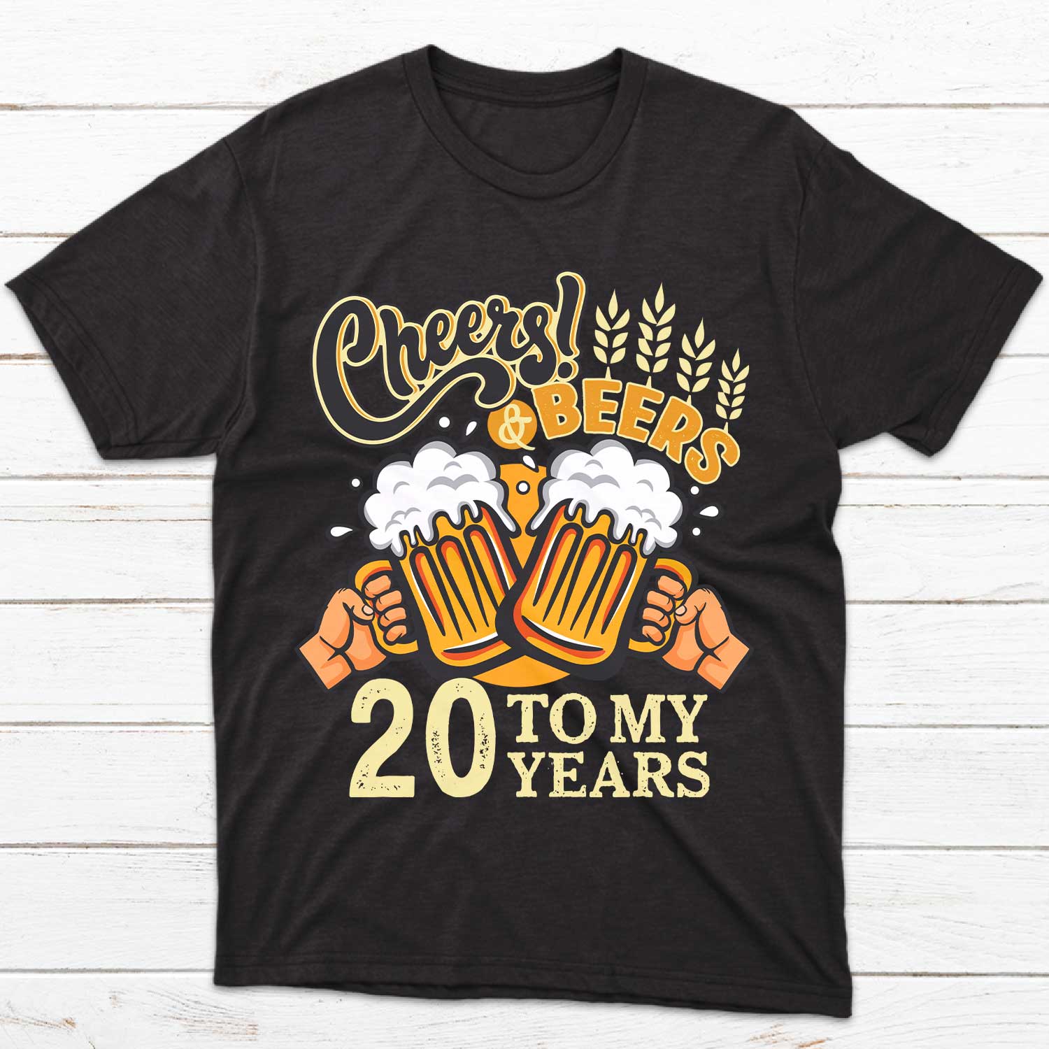 Cheers & Beers To My Birthday Personalized Shirt
