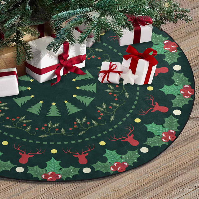 Christmas Tree Skirt, Decoration For Christmas Tree, Xmas Background