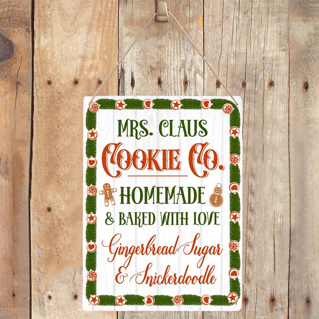 Cookie Co Sign, Homemade Baked With Love
