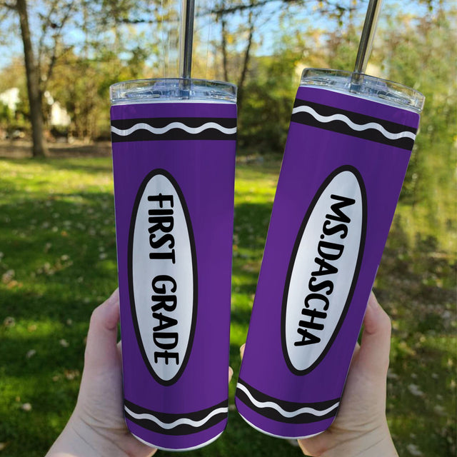 Crayon Tumbler, Custom Name