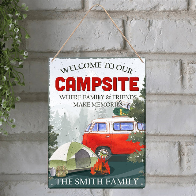 Custom Camp Sign, Where Family And Friends Make Memories