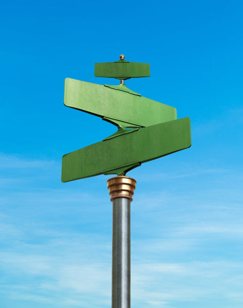 Custom Intersection Street Sign Canvas Print | Best Vintage Wall Decor