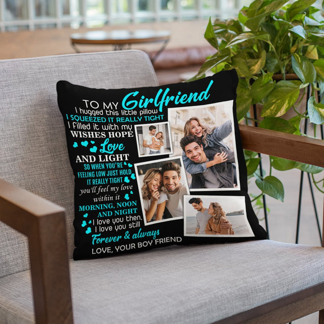 Custom Photo And Name, Letter Pillow