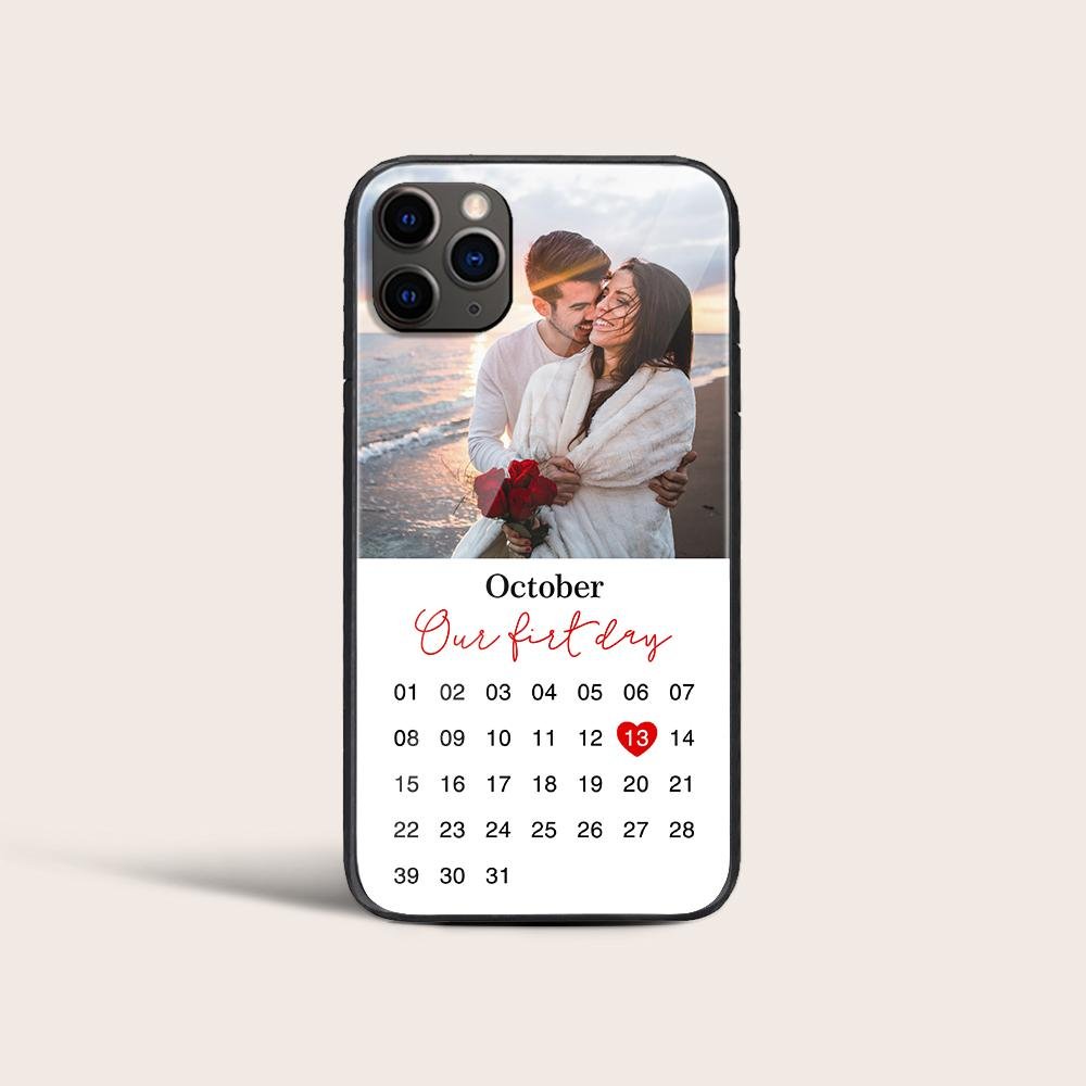Custom Photo Collage, Personalized Date, Month, Text Phone Case