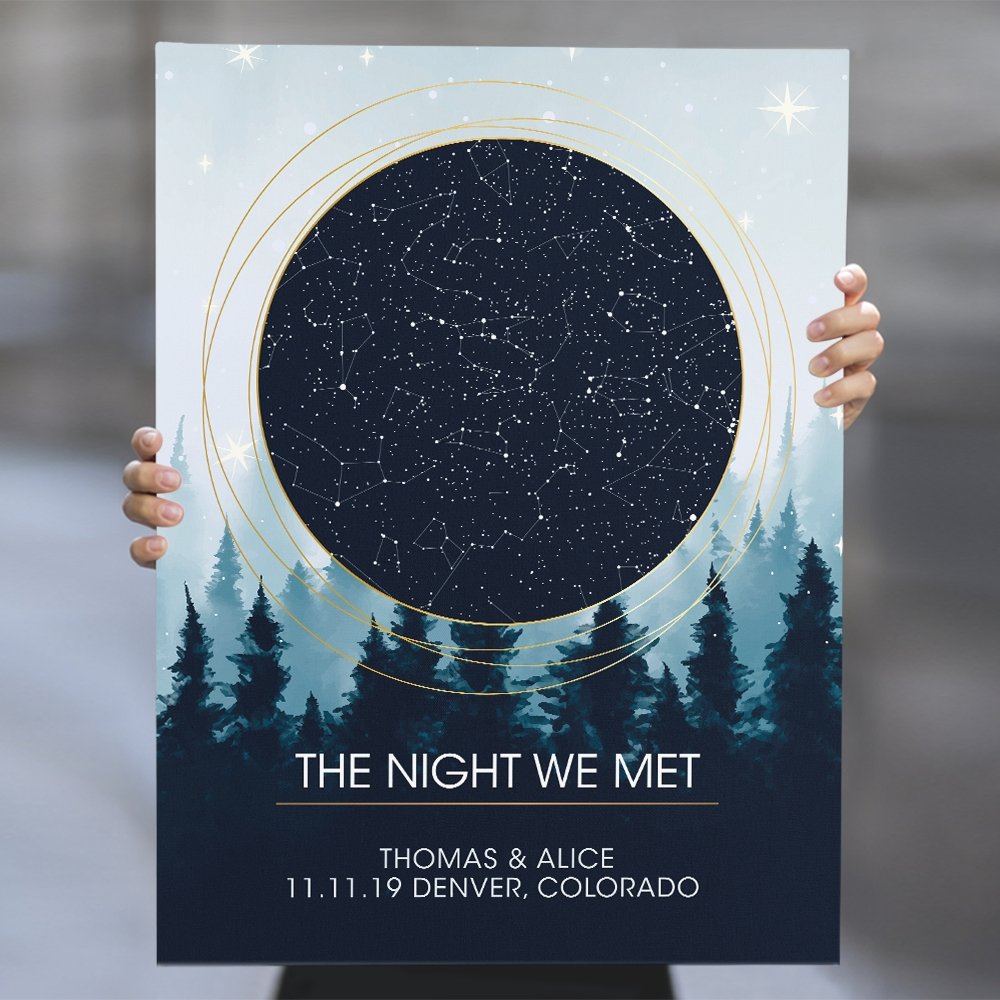 Personalized Star Map for Special Dates A Unique and Thoughtful Gift Idea
