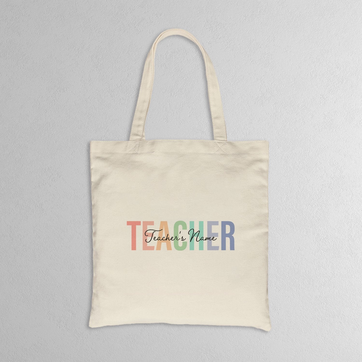 Personalized Teacher Tote