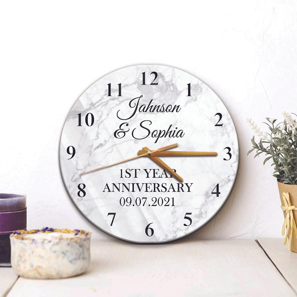 Wooden Table/wall Clock Gift Set for Anniversary, Gift for Birthday, Gift  for Wedding, Gift for Farewell - Etsy | Personalized wall clock, Handmade  wall clocks, Tumblr room decor