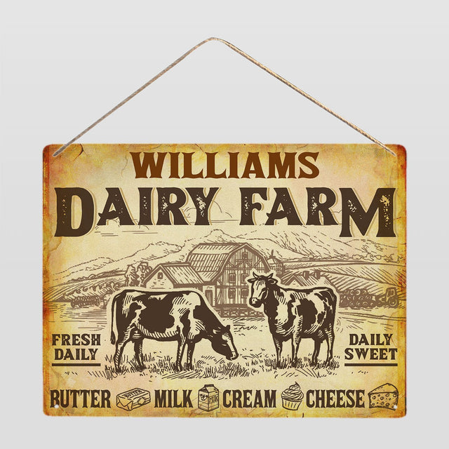 Customized Farm Sign, Butter Milk Cream Cheese