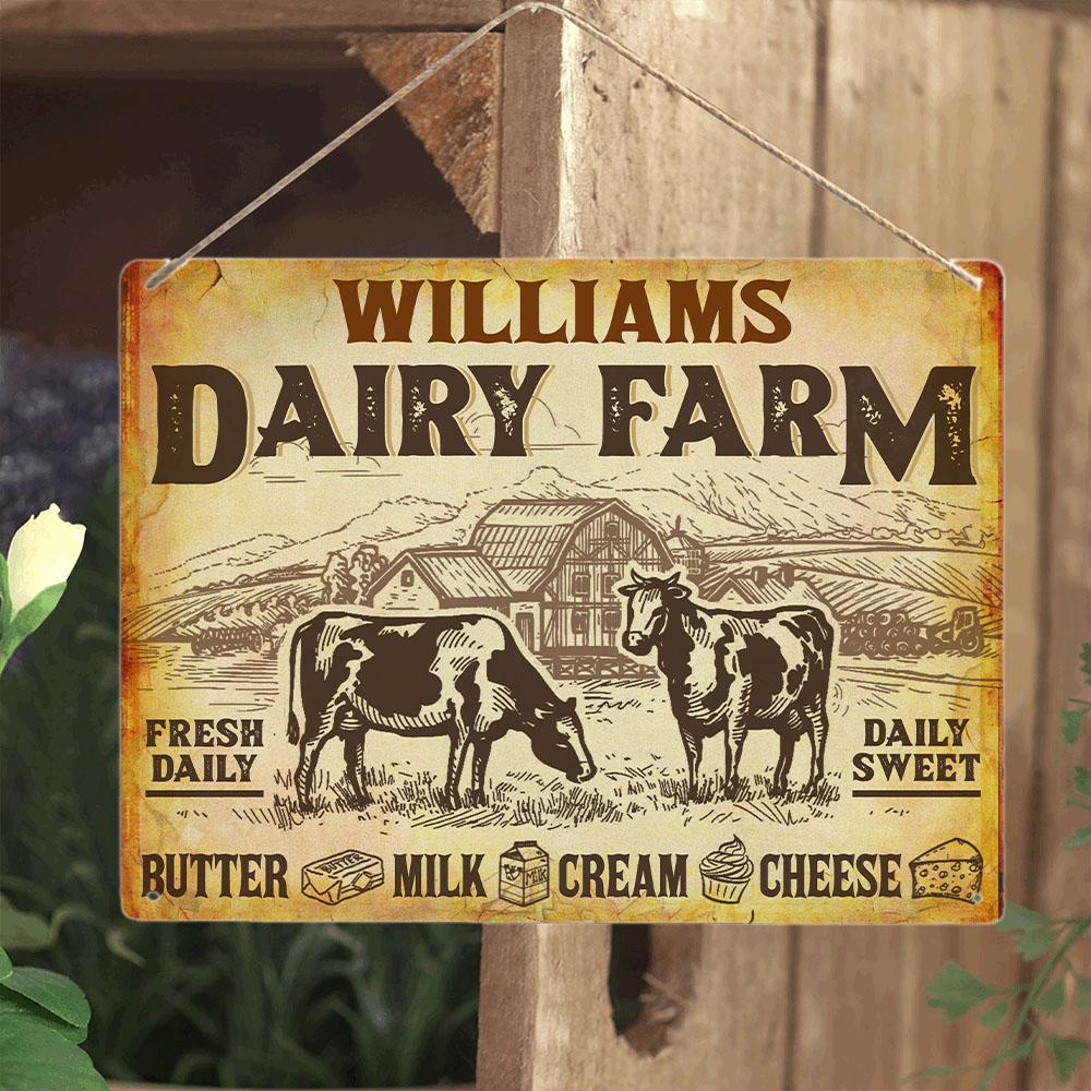 Customized Farm Sign, Butter Milk Cream Cheese