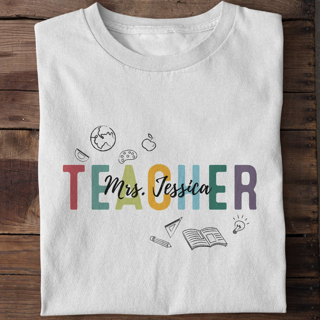 Customized Name Teacher Shirt
