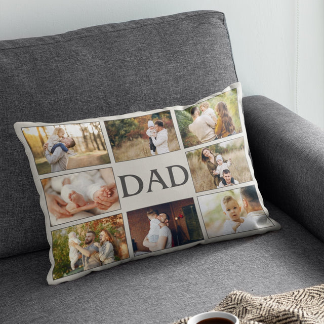 Dad, Custom Photo Pillow