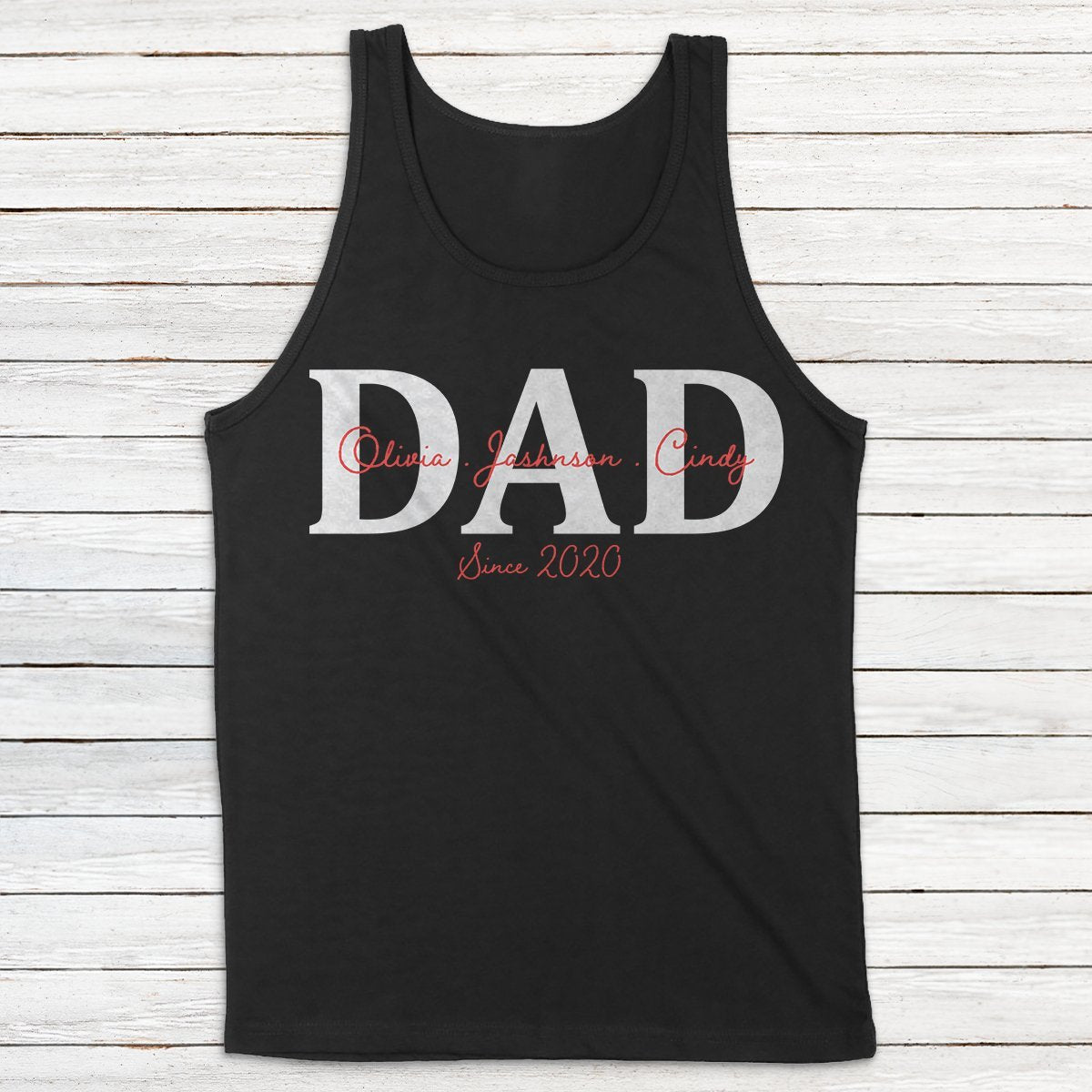 Dad, Custom Text Personalized Shirt