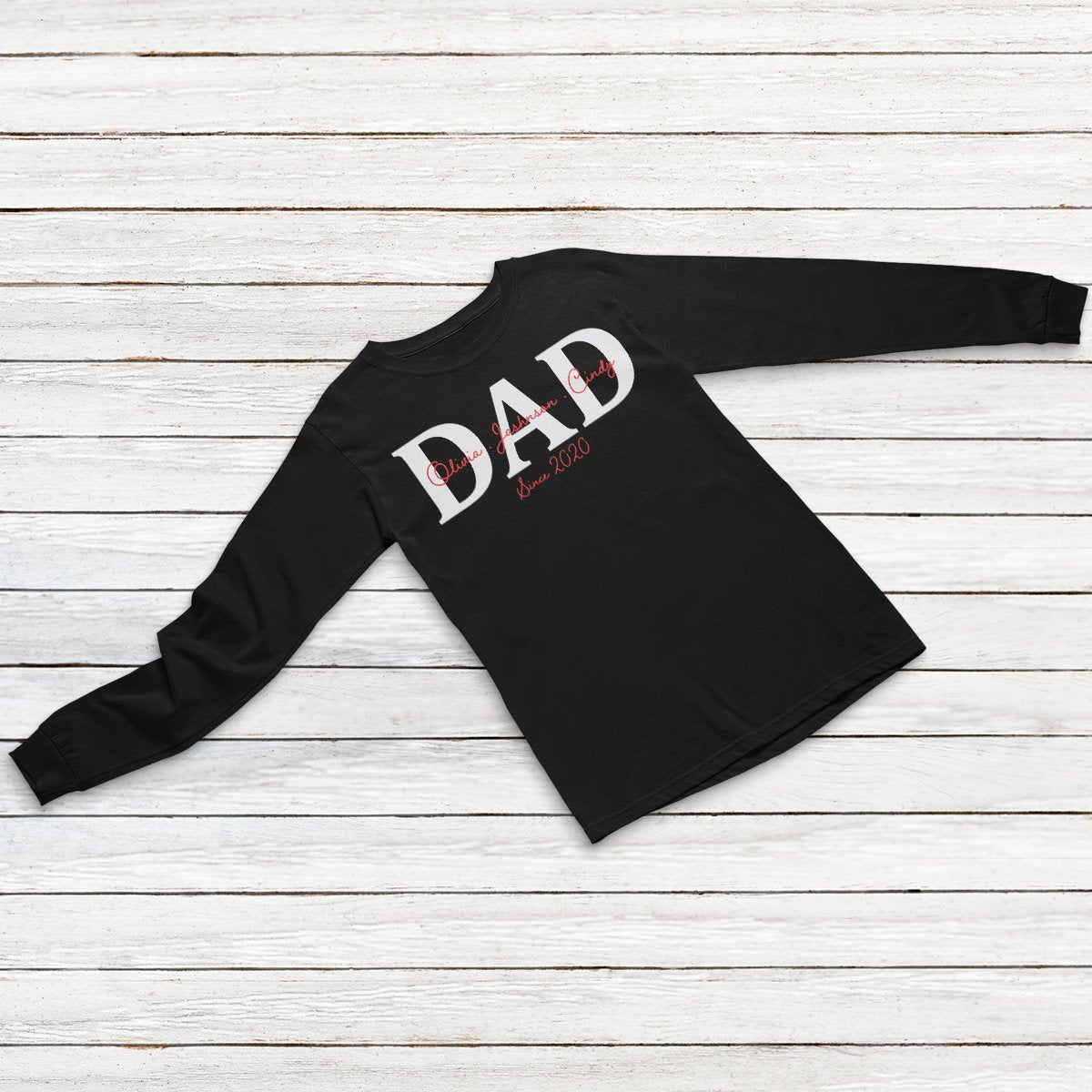 Dad, Custom Text Personalized Shirt