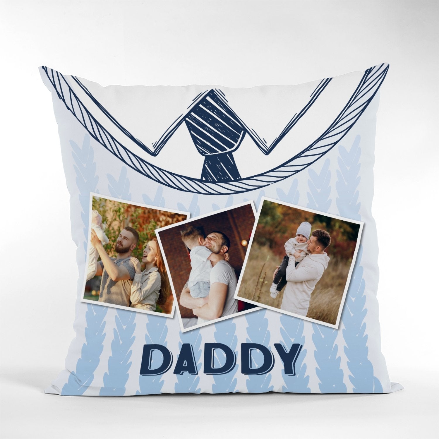 Daddy, Custom Photo, Pillow