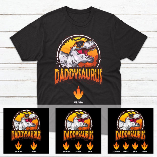 Daddysaurus Personalized Shirt