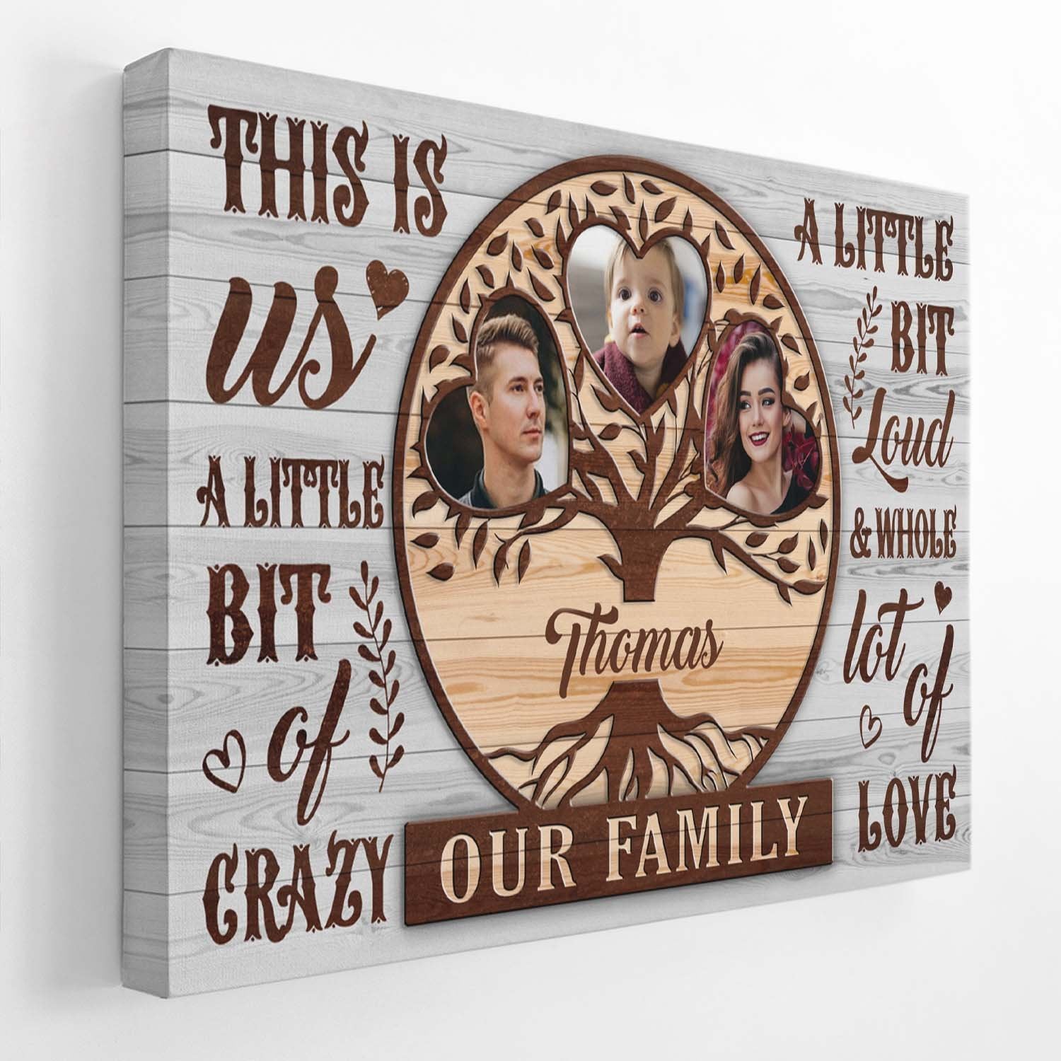 Wallverbs™ Our Family Personalized Picture Frame Photo Tree