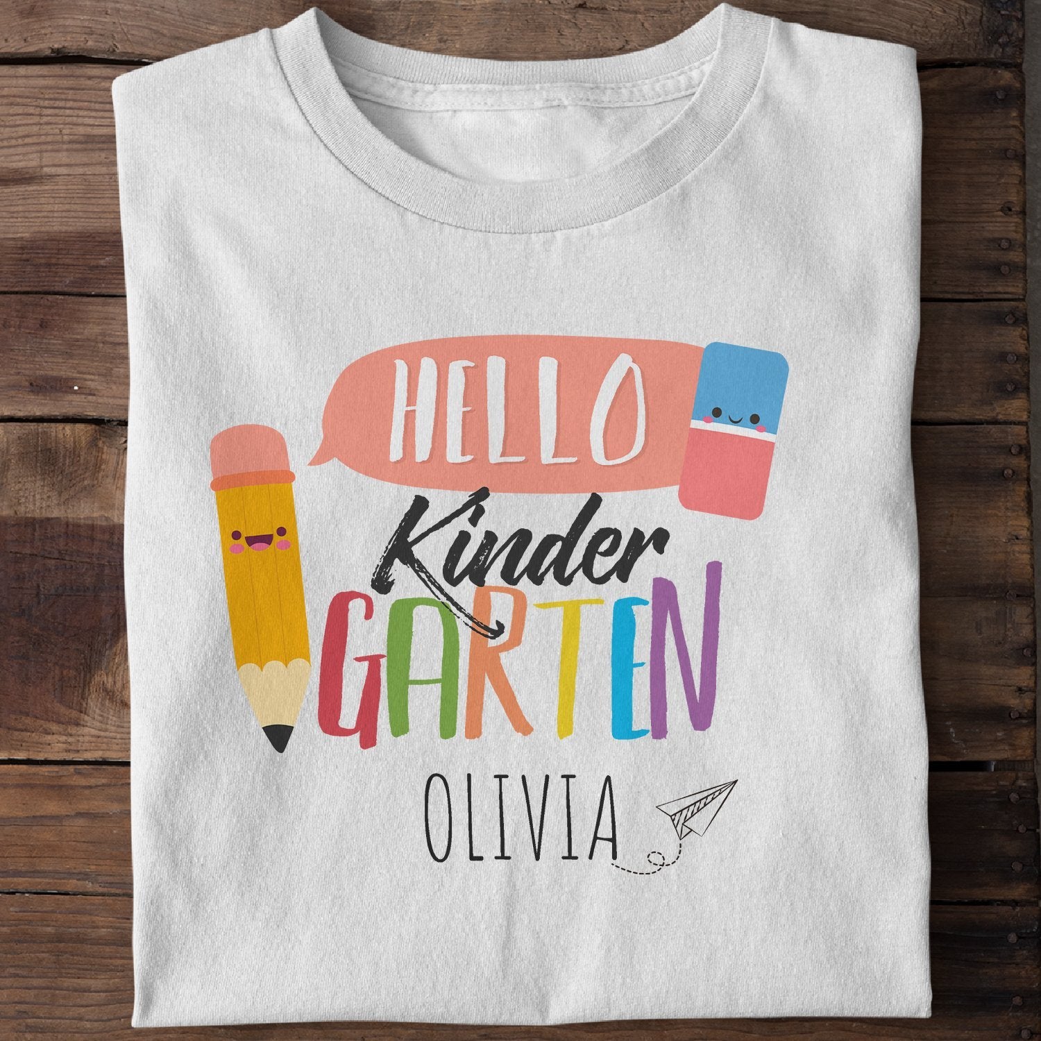 First Day Of School Shirt, Personalized Name, Shirt For Kids, Back To School