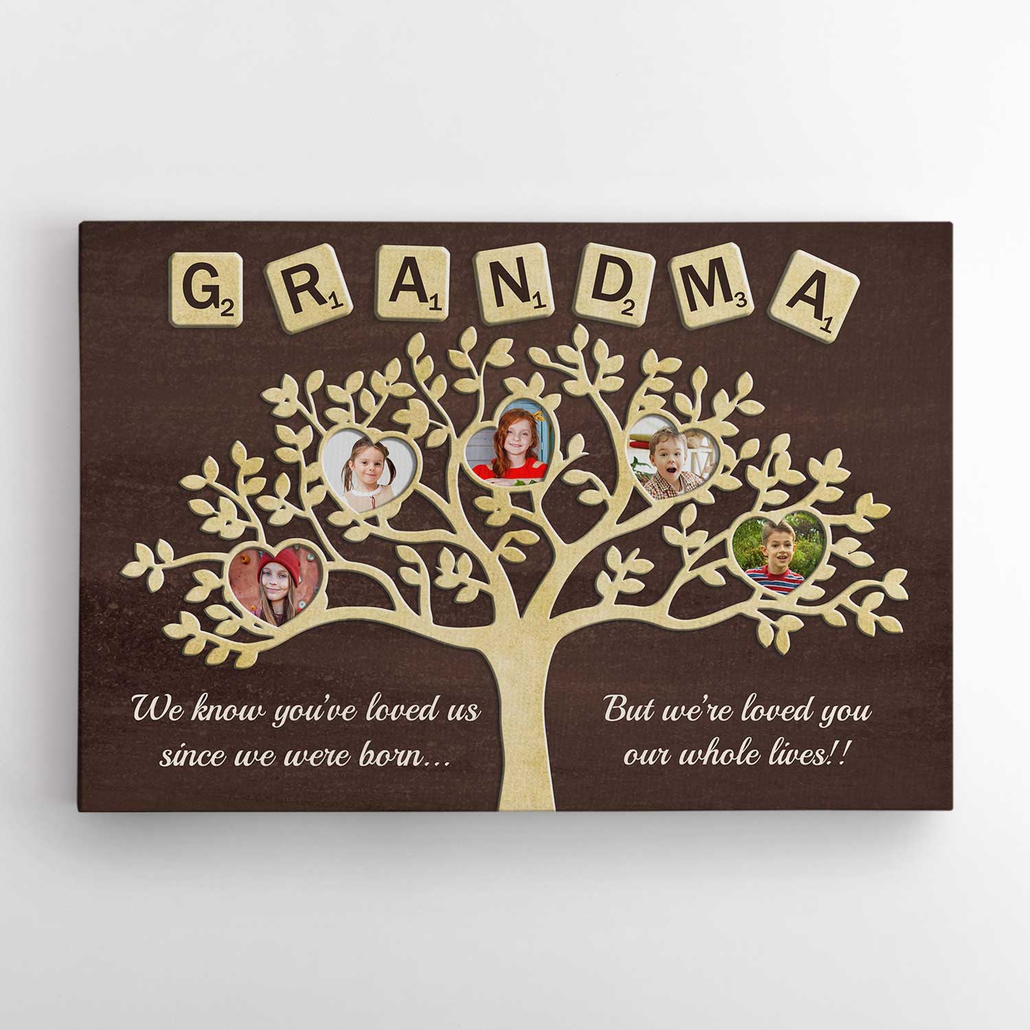 Grandma Tree - Custom Photo, Canvas