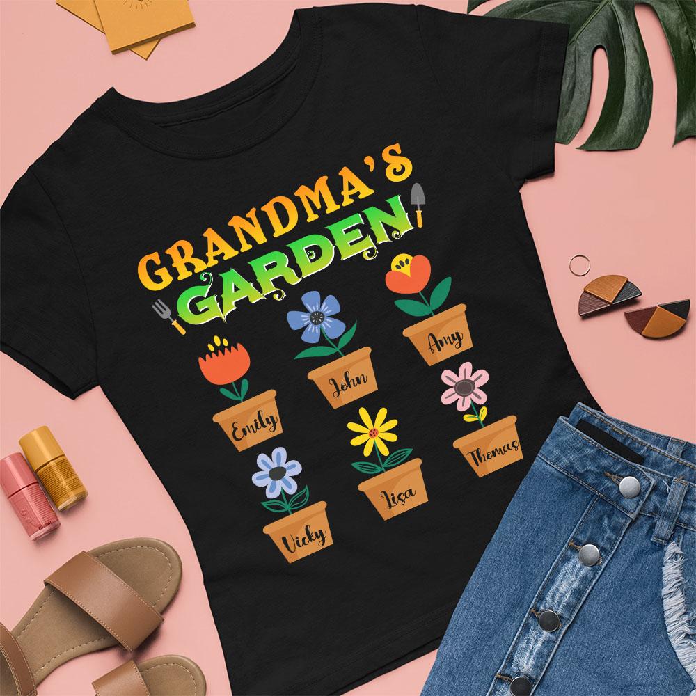 Grandma's Garden Personalized Shirt