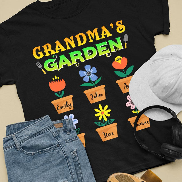 Grandma's Garden Personalized Shirt