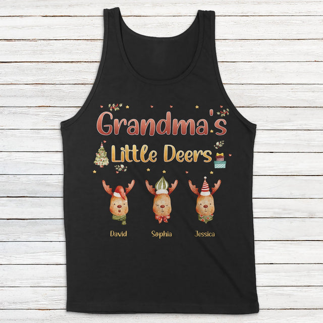 Grandma's Little Deers Personalized Shirt