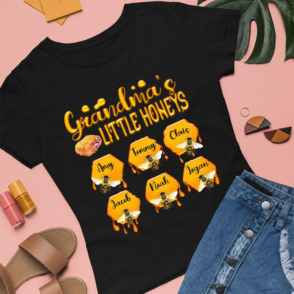 Grandma's Little Honey's Personalized Shirt