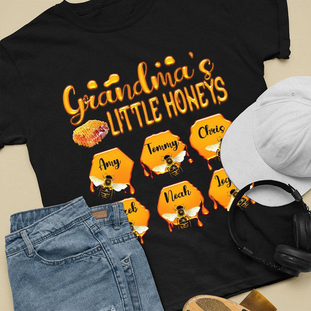 Grandma's Little Honey's Personalized Shirt