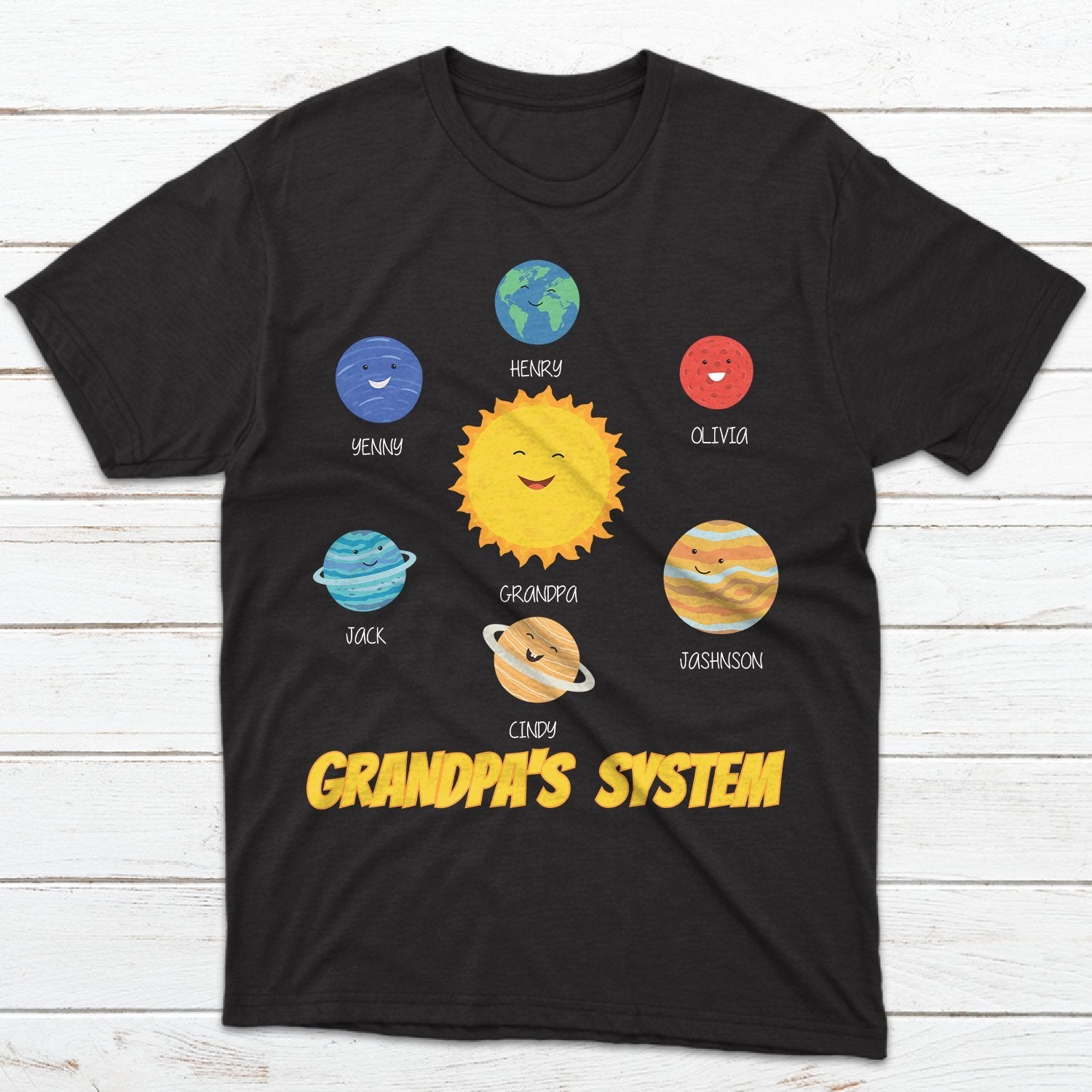 Grandpa's System Personalized Shirt