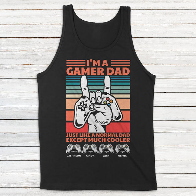 I'm A Gamer Dad Personalized Shirt