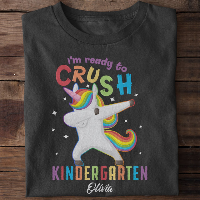I'm Ready To Crush, Personalized School Shirt For Kid, Back To School