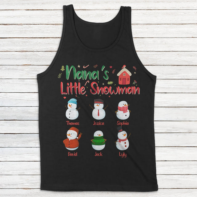 Nana Little Snowman Personalized Shirt