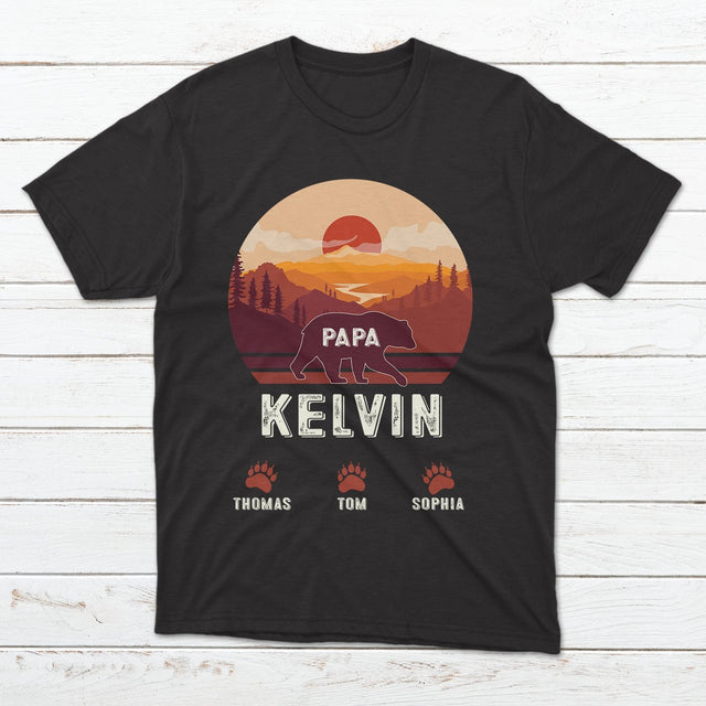 Papa Bear Personalized Shirt
