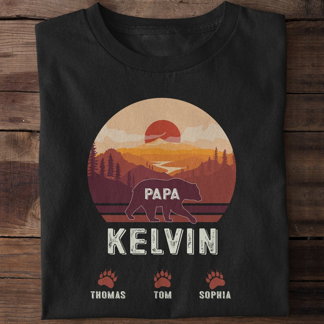 Papa Bear Personalized Shirt