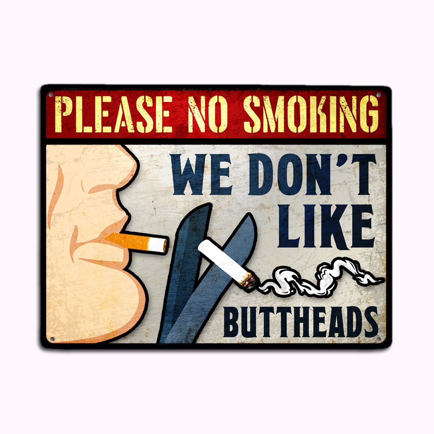 Please No Smoking We Don't Like Buttheads
