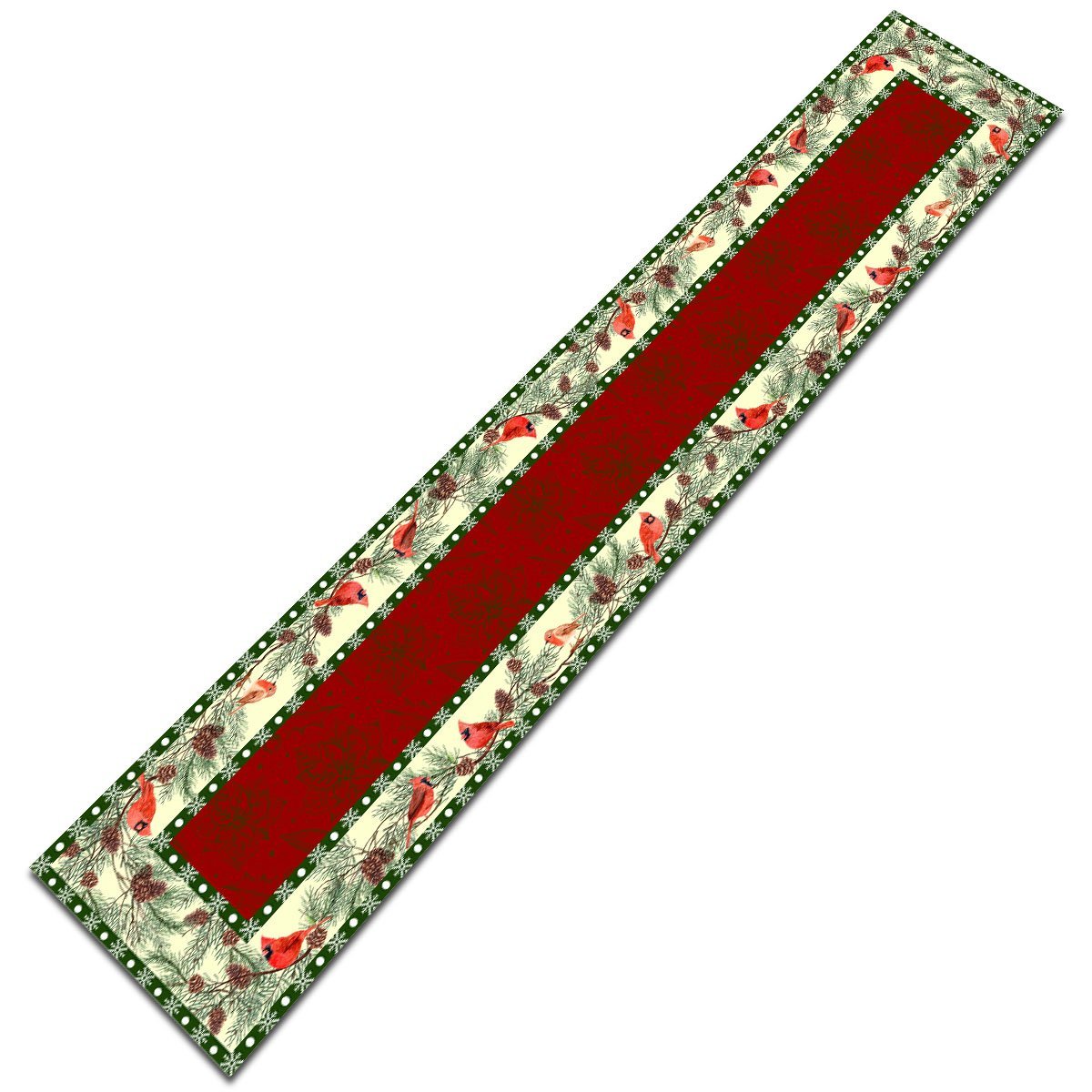 Table Runner, Cardinal Background