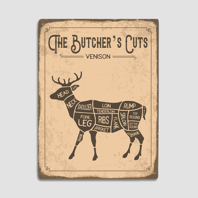 The Butcher's Cut's Venison, Metal Signs