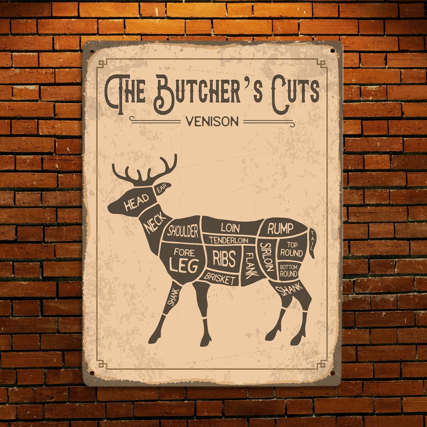 The Butcher's Cut's Venison, Metal Signs