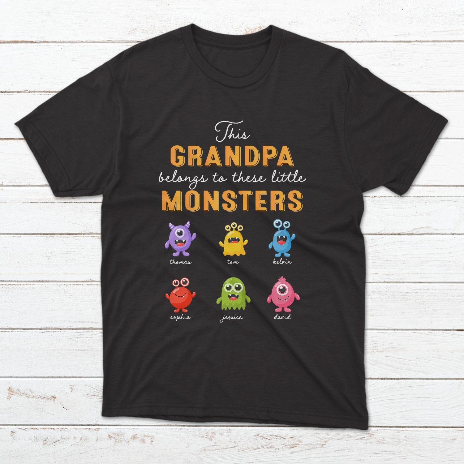 grandpa monsters This Is Grandpa Monster Belong To Customizable Shirt