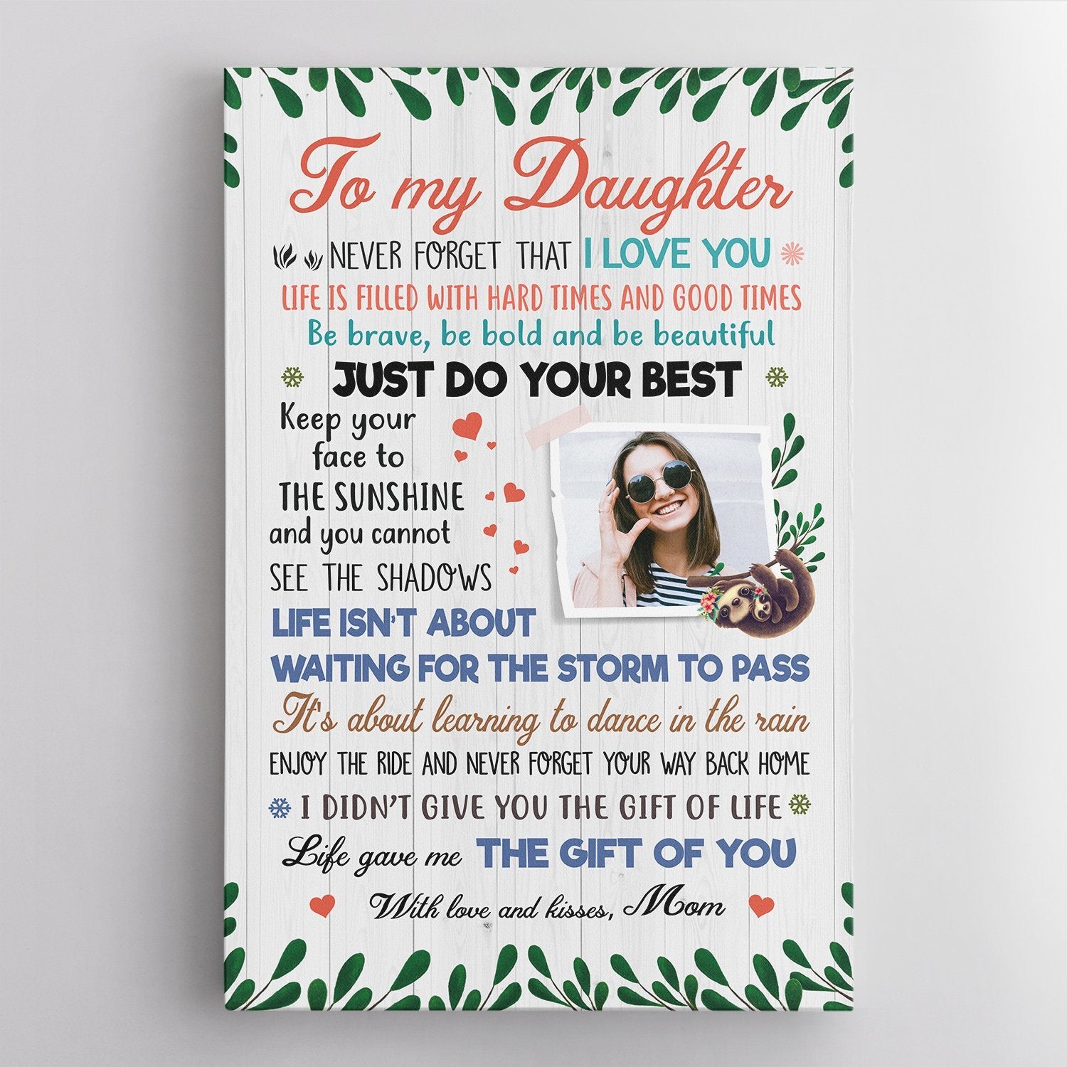 having me as a daughter is really the only gift you need  Poster for Sale  by ADV-T DS