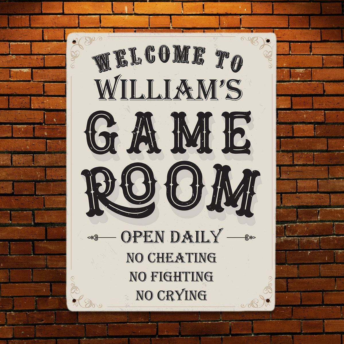 Game Room Sign