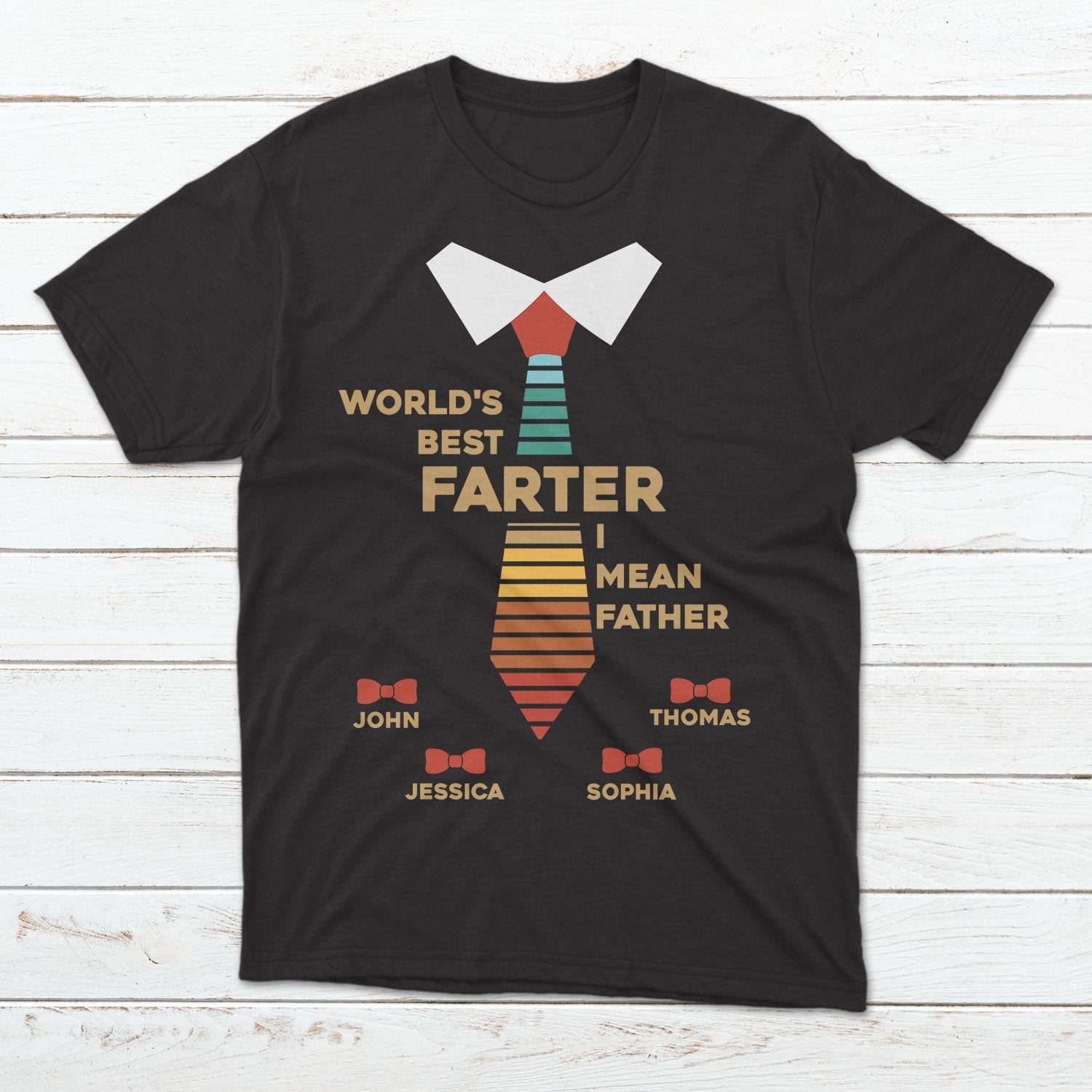 World's Best Farter I Mean Father Personalized Shirt