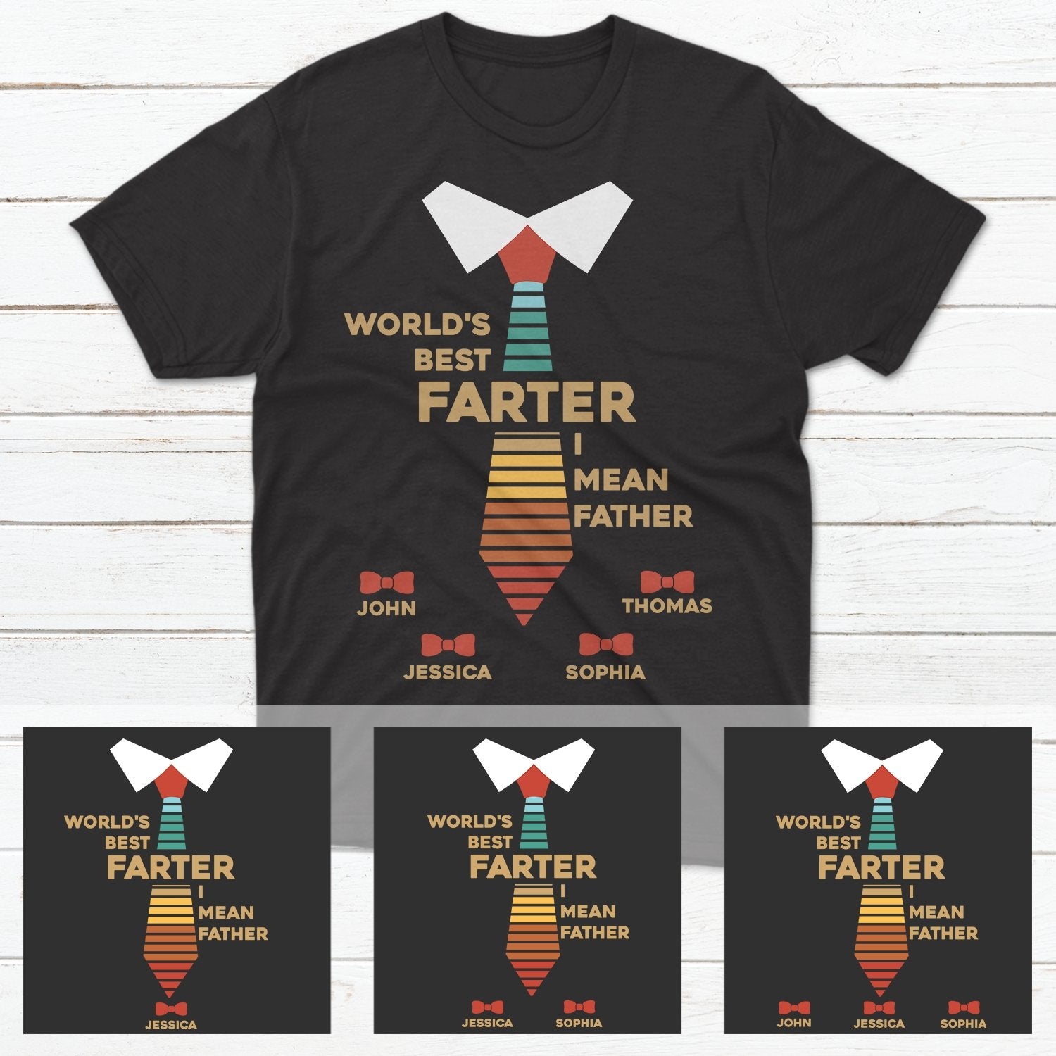 World's Best Farter I Mean Father Personalized Shirt